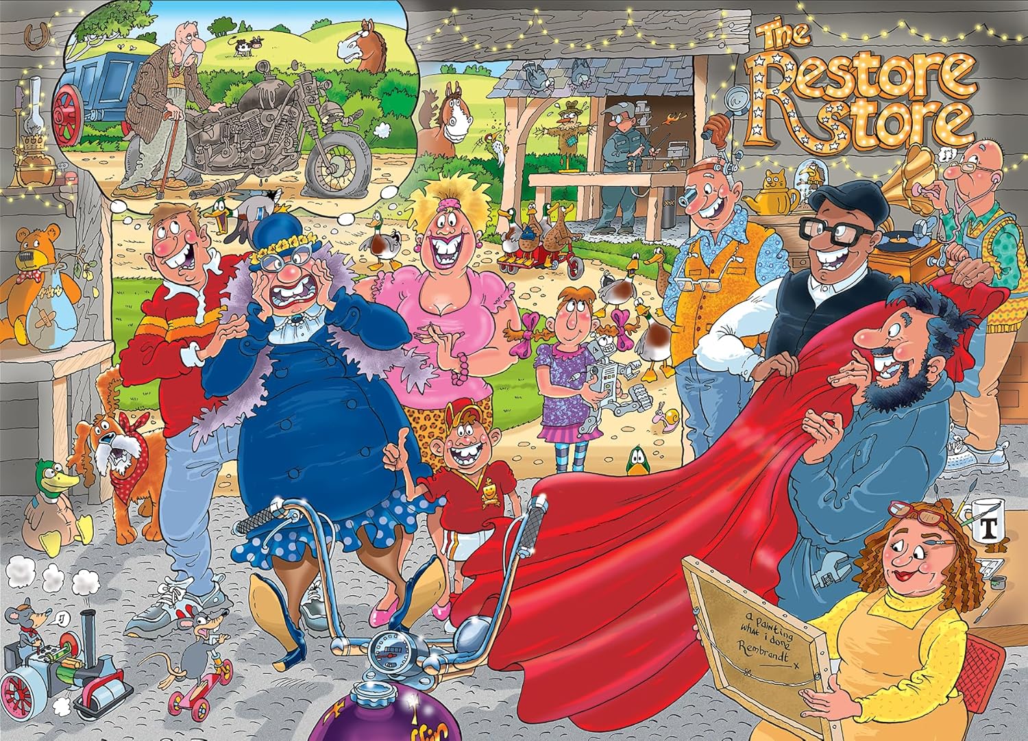 Wasgij Original 41 - De Herstelwinkel! - 1000 stukjes