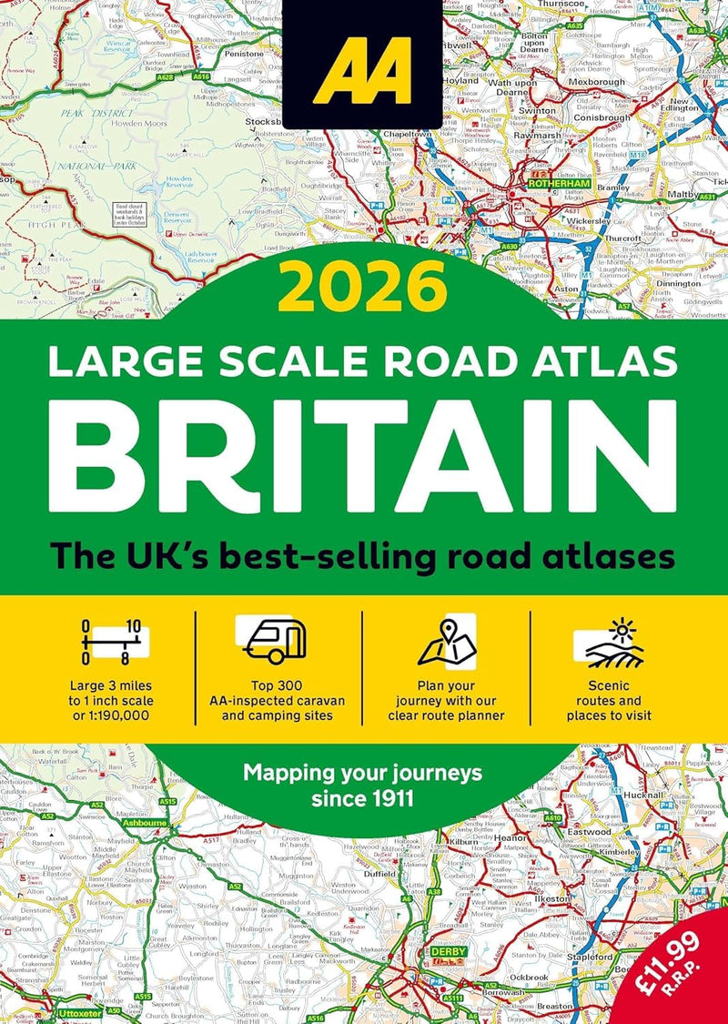 AA Large Scale Atlas Britain 2026