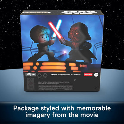 Little People COLLECTOR STAR WARS: I Am Your Father Special Edition Set for Fans, Darth Vader & Luke Skywalker Figures in Display Box, JFW74