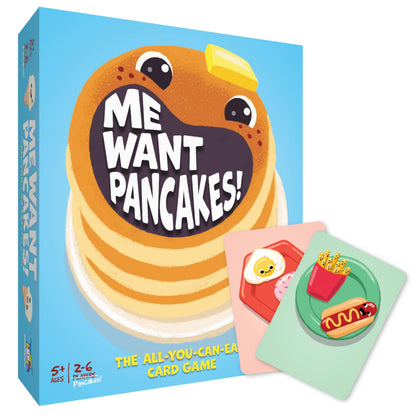 Gamewright | Me Want Pancakes | Board Game | Ages 5+ | 2-6 Players | 15 Minutes Playing Time