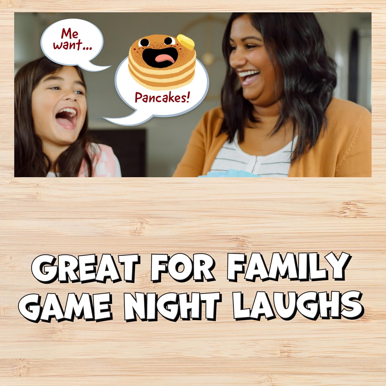 Gamewright | Me Want Pancakes | Board Game | Ages 5+ | 2-6 Players | 15 Minutes Playing Time