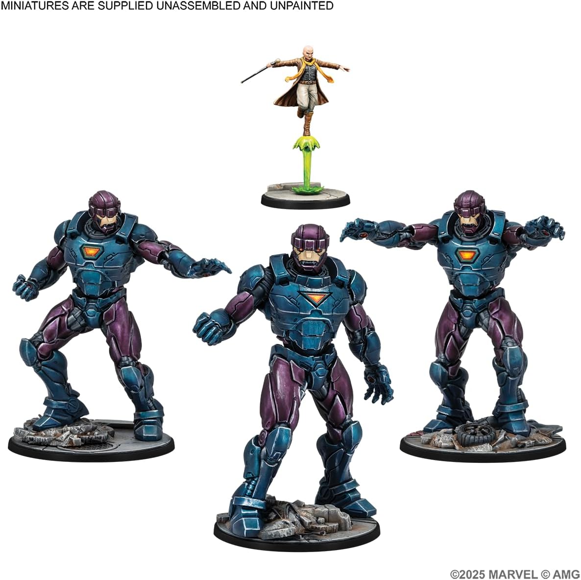 Asmodee | Marvel Crisis: Protocol X-Men Sentinels Affiliation Pack | Miniatures Game | Ages 14+ | 2 Players | 90 Minutes Playing Time
