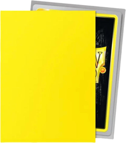 Dragon Shield: Matte - Dual Yellow & Silver (100