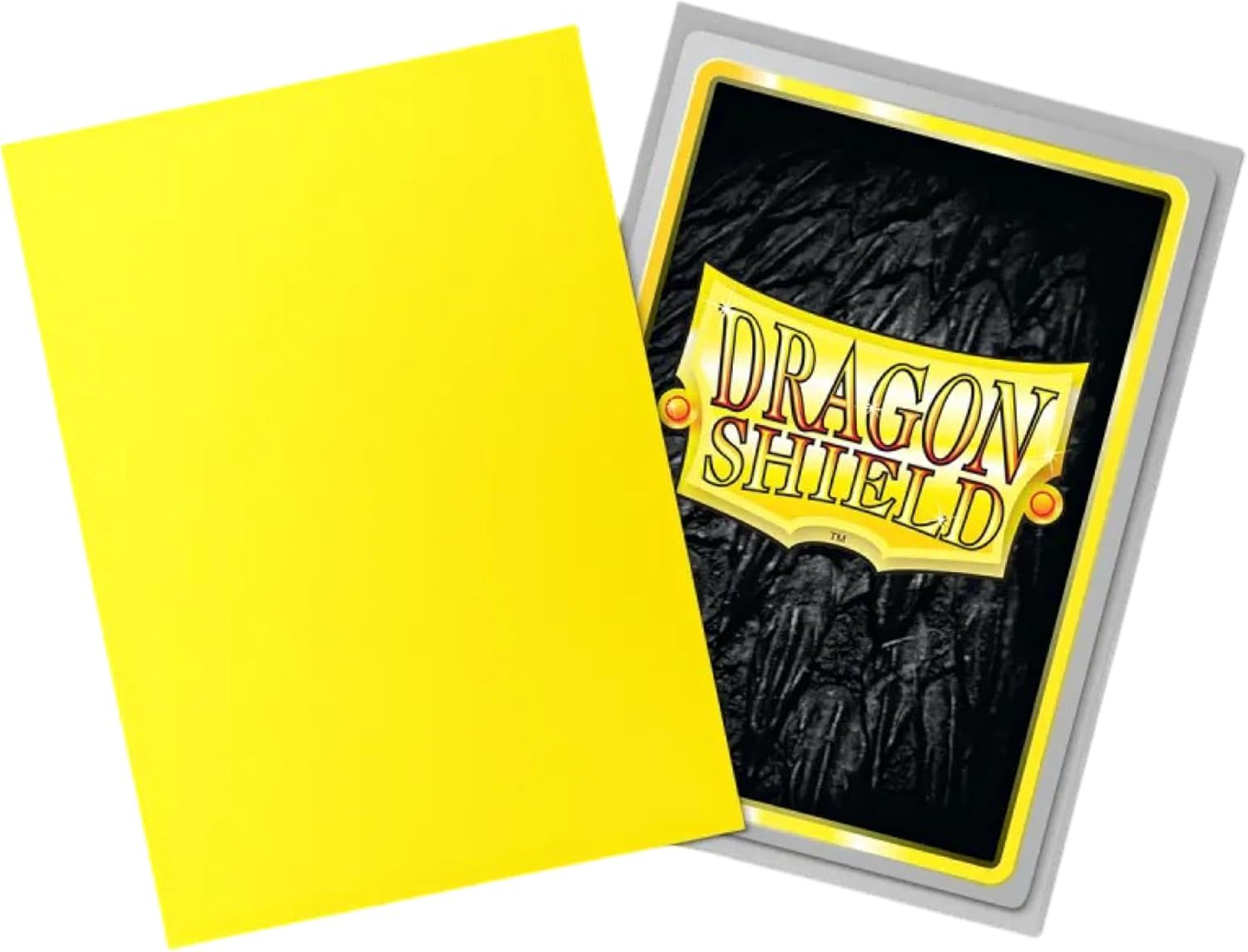Dragon Shield: Matte - Dual Yellow & Silver (100