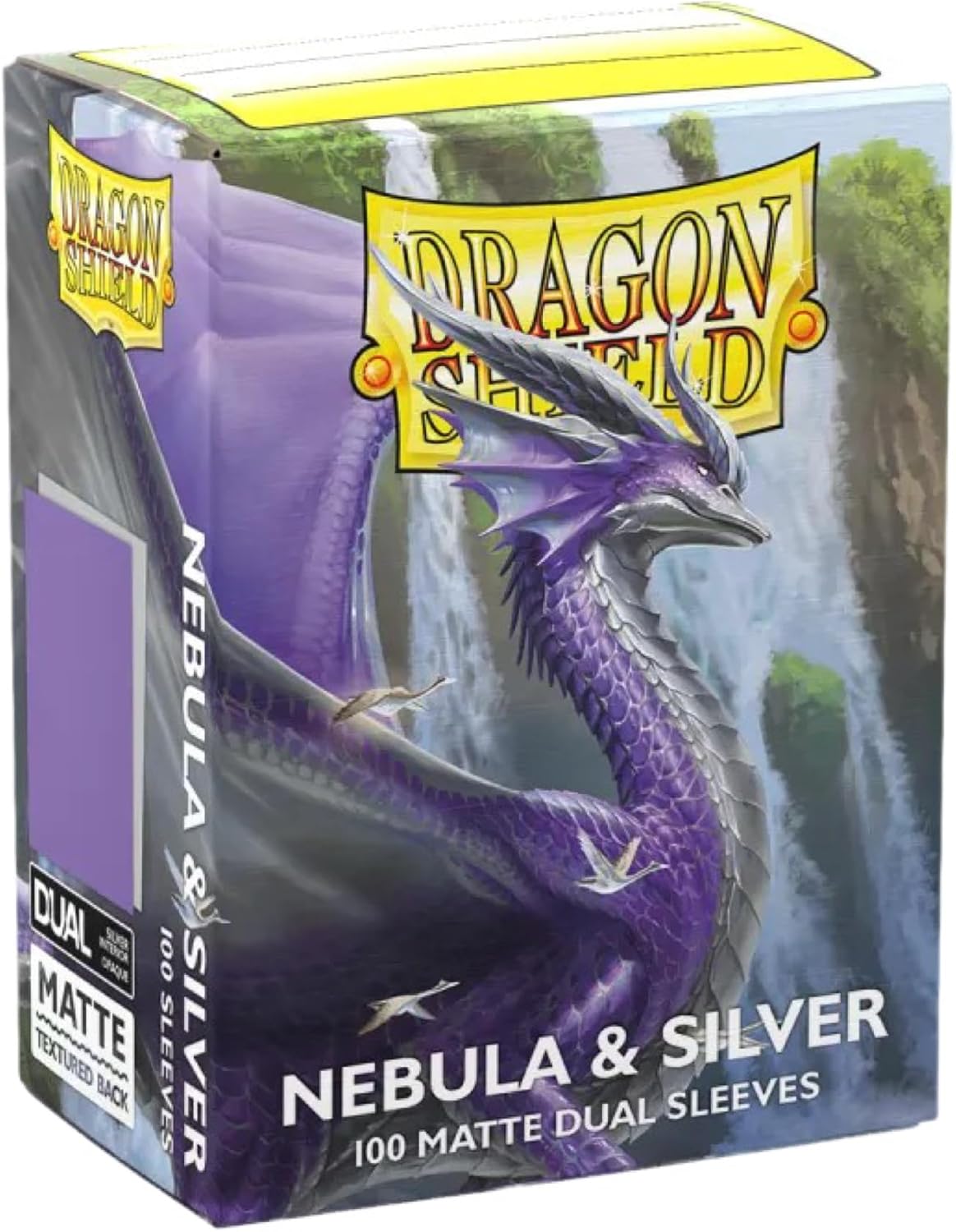 Dragon Shield: Matte - Dual Nebula & Silver (100