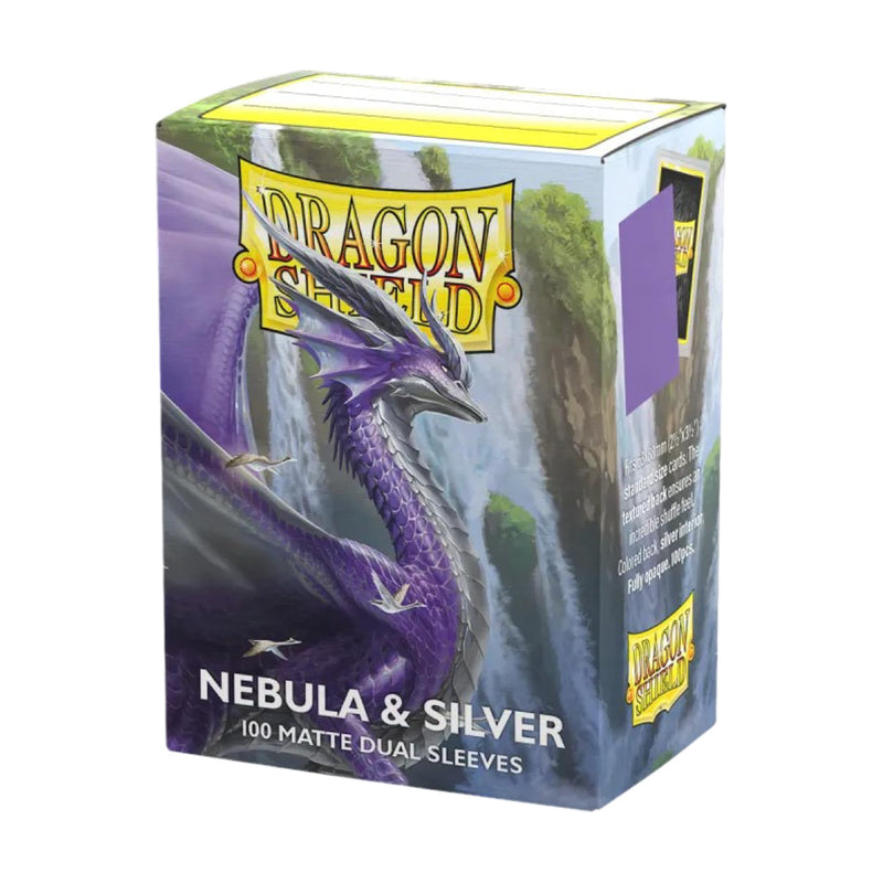 Dragon Shield: Matte - Dual Nebula & Silver (100