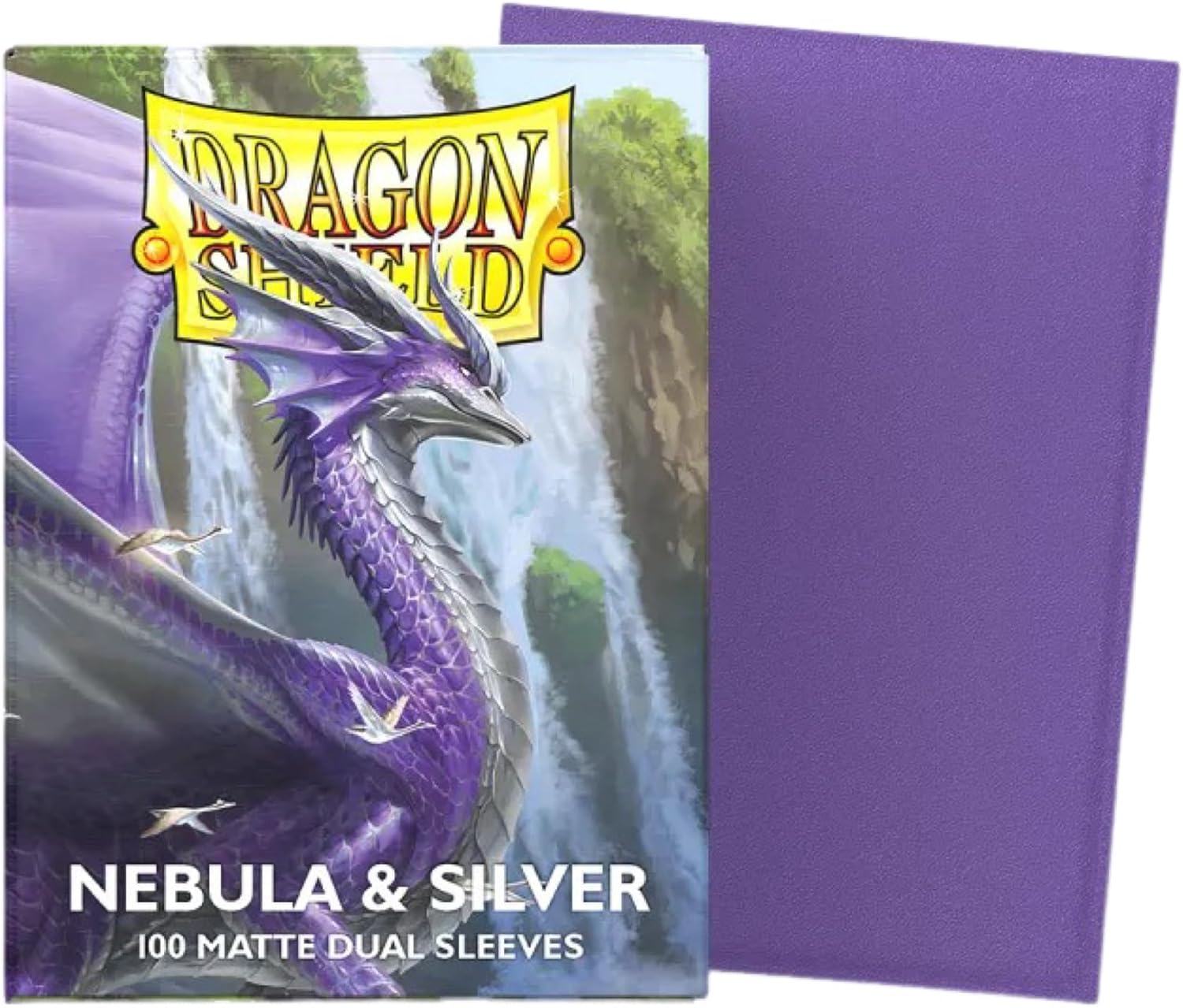 Dragon Shield: Matte - Dual Nebula & Silver (100