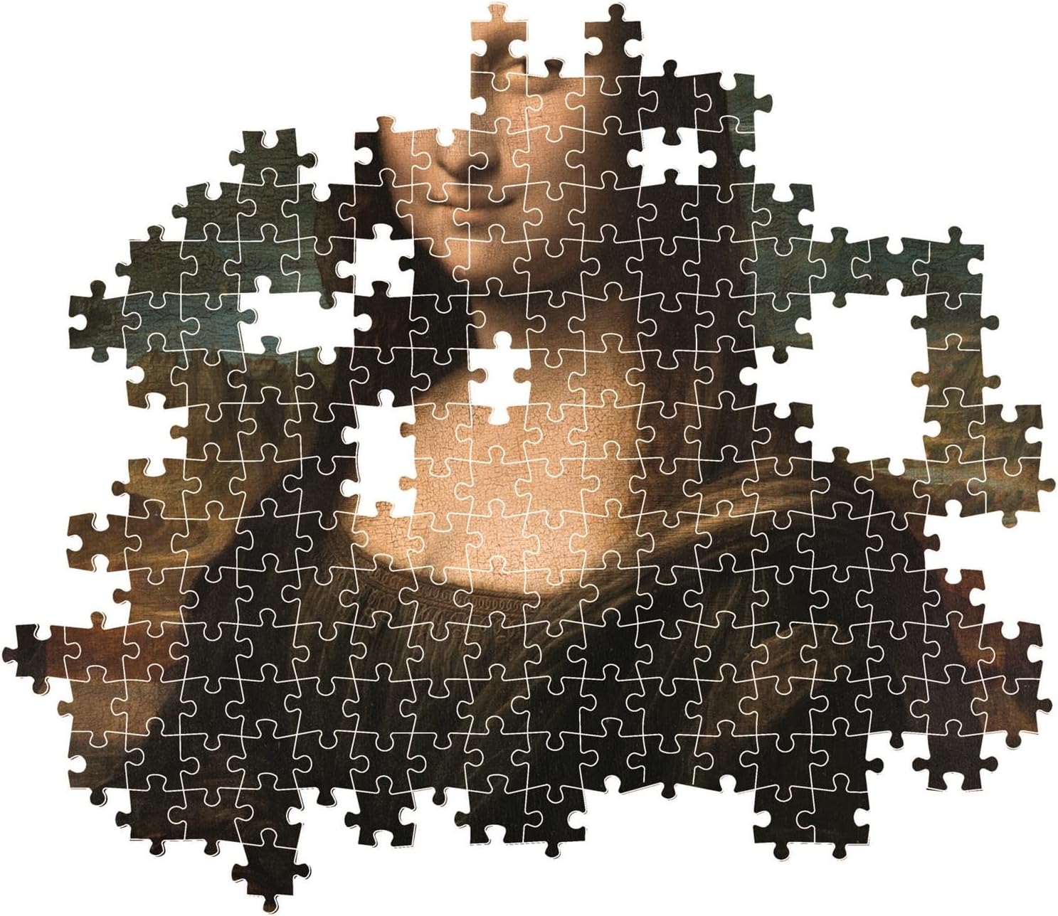 Clementoni Puzzle Museum Mona Lisa 1000 Stücke - Puzzle für Erwachsene 14-99 Jahre, Geschenk für Mann und Frau, Made in Italy, 37085