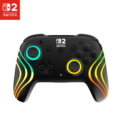 Turtle Beach Afterglow Wave Nero Controller da gaming RGB wireless con licenza ufficiale per Nintendo Switch 2