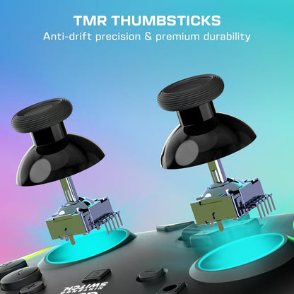 Turtle Beach Afterglow Wave Nero Controller da gaming RGB wireless con licenza ufficiale per Nintendo Switch 2