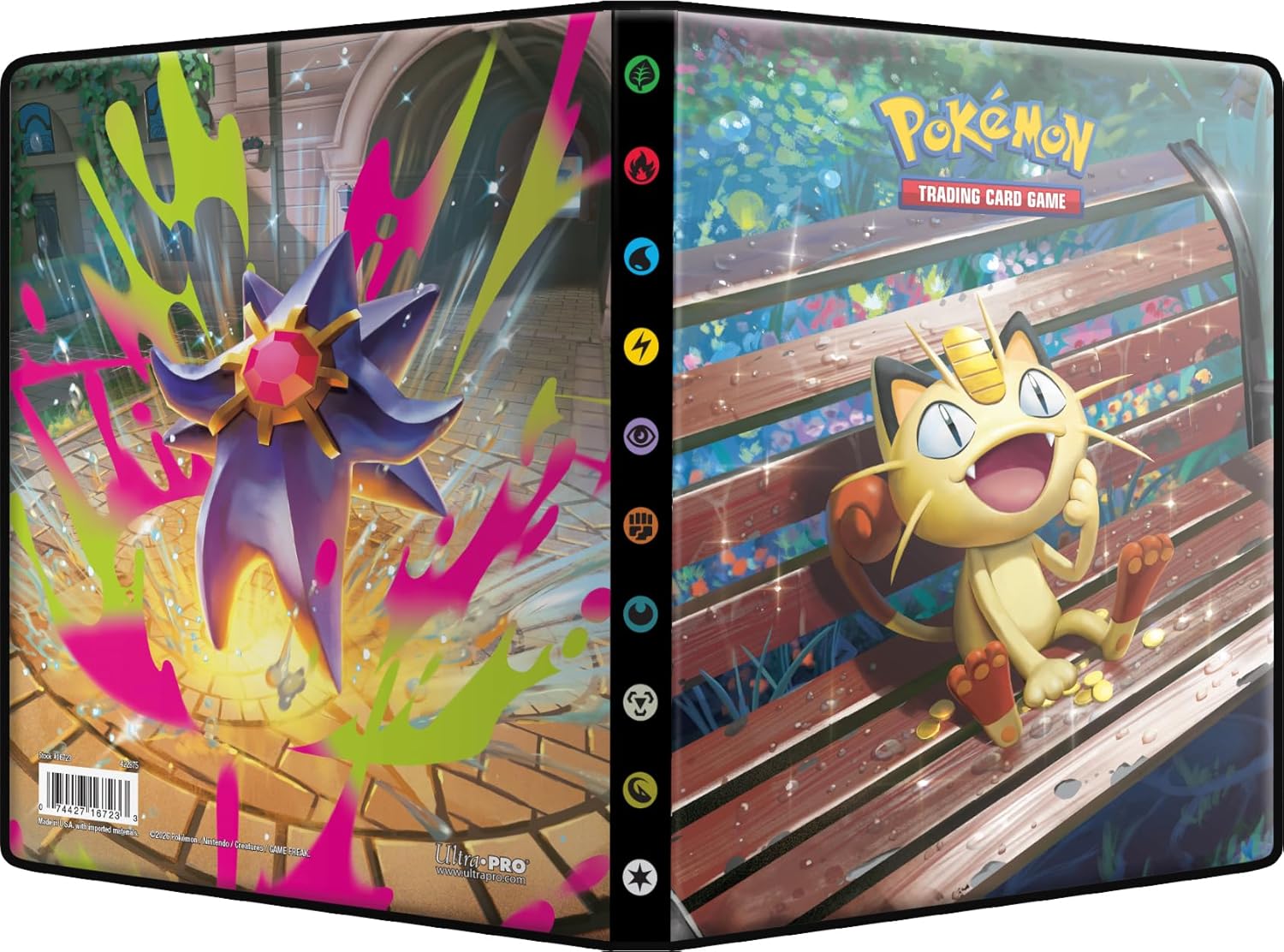 asmodee - Ultra Pro - Pokémon - Mega-Evolution: Perfect Balance (ME03): Pokémon Card Holder - Capacity: 80 Cards - Board Games - Trading Card Accessory