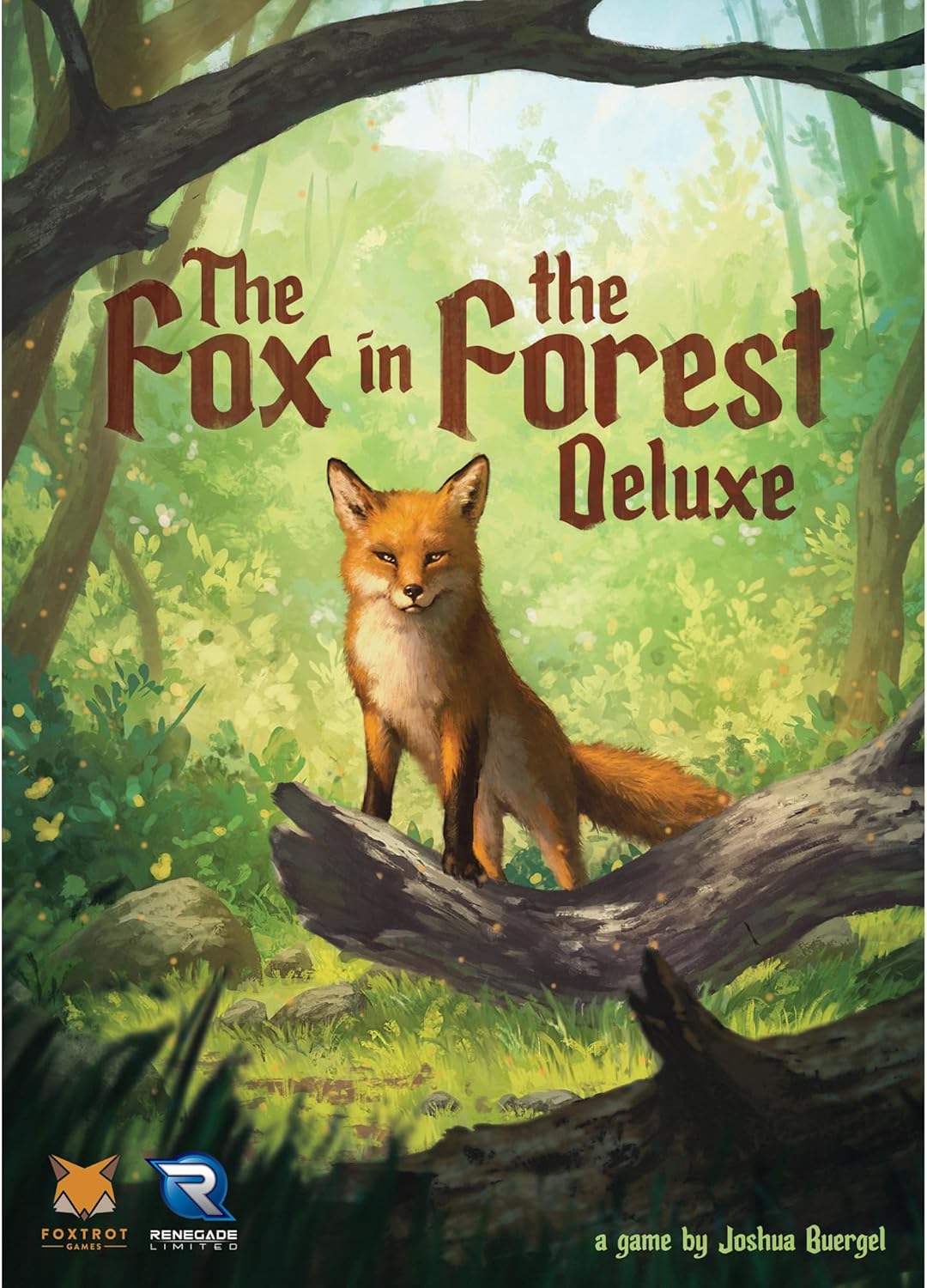 Renegade Games : The Fox in The Forest Deluxe Edition - Trick Taking Card Game, New Modules & Illustrations, Special Cards, Ages 10+, 2 Players