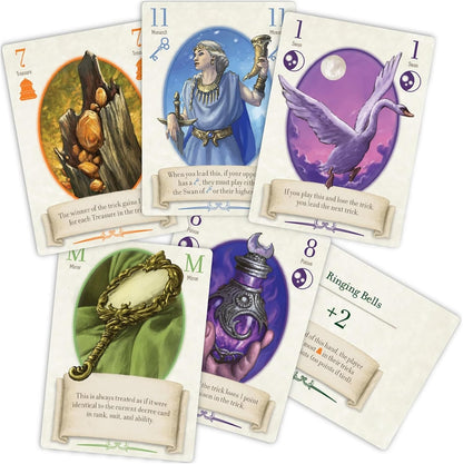 Renegade Games : The Fox in The Forest Deluxe Edition - Trick Taking Card Game, New Modules & Illustrations, Special Cards, Ages 10+, 2 Players