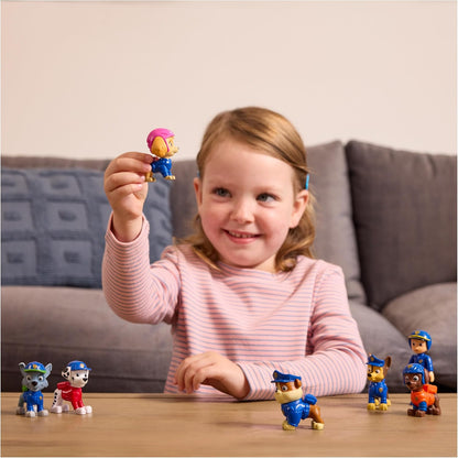 Paw Patrol Search & Rescue Team Pack with 7 Collectible Action Figures, Including Ryder and 6 Pups, Kids Toys for Boys and Girls Ages 3 and Up