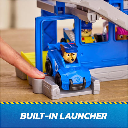 Paw Patrol: Pup Squad, Search & Rescue HQ Playset with Chase Pup Squad Racer, Humdinger Action Figure and Kitty Pal, Kids Toys for Boys and Girls Ages 3+