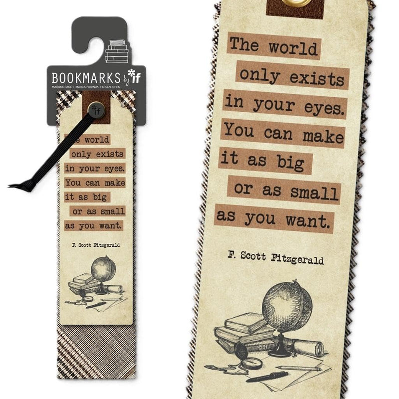Academia Bookmarks - The World Only Exists