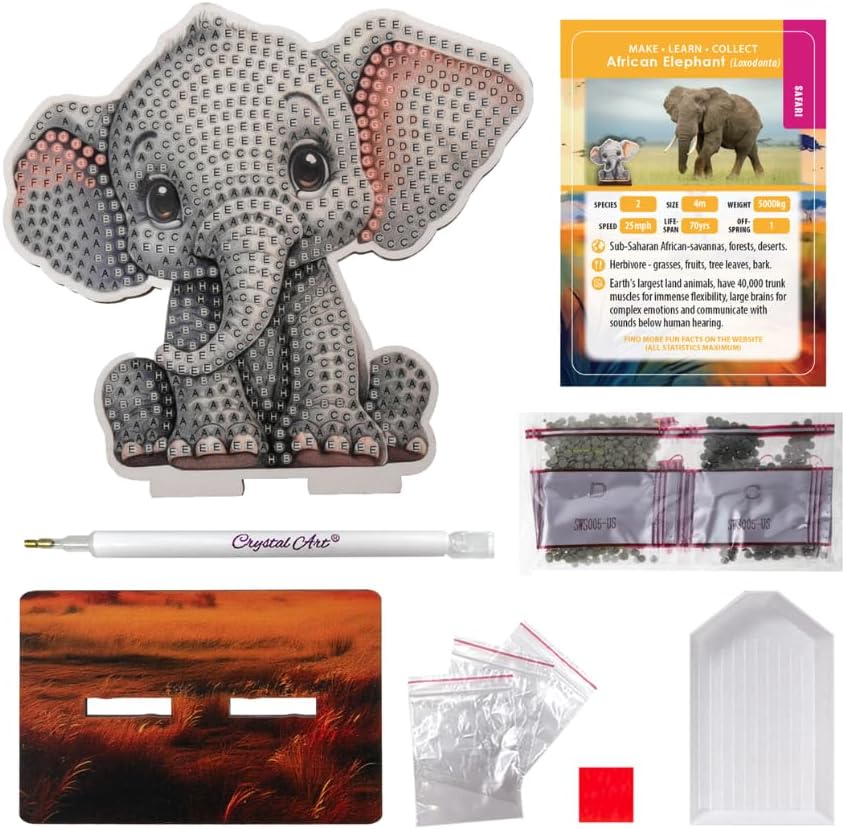 Elephant Crystal Art Buddy