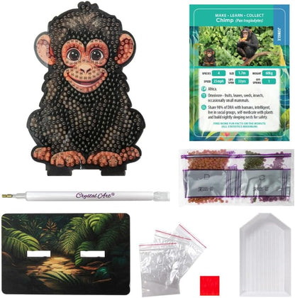 Chimp Crystal Art Buddy