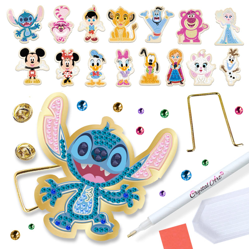 Disney Crystal Art Pin Badge Blind Bag