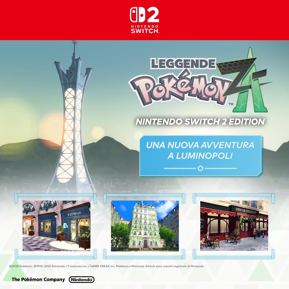 Leggende Pokémon: Z-A Nintendo Switch 2 edition - Ed. Italiana - Versione su scheda