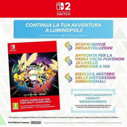 Leggende Pokémon: Z-A Nintendo Switch 2 edition - Ed. Italiana - Versione su scheda