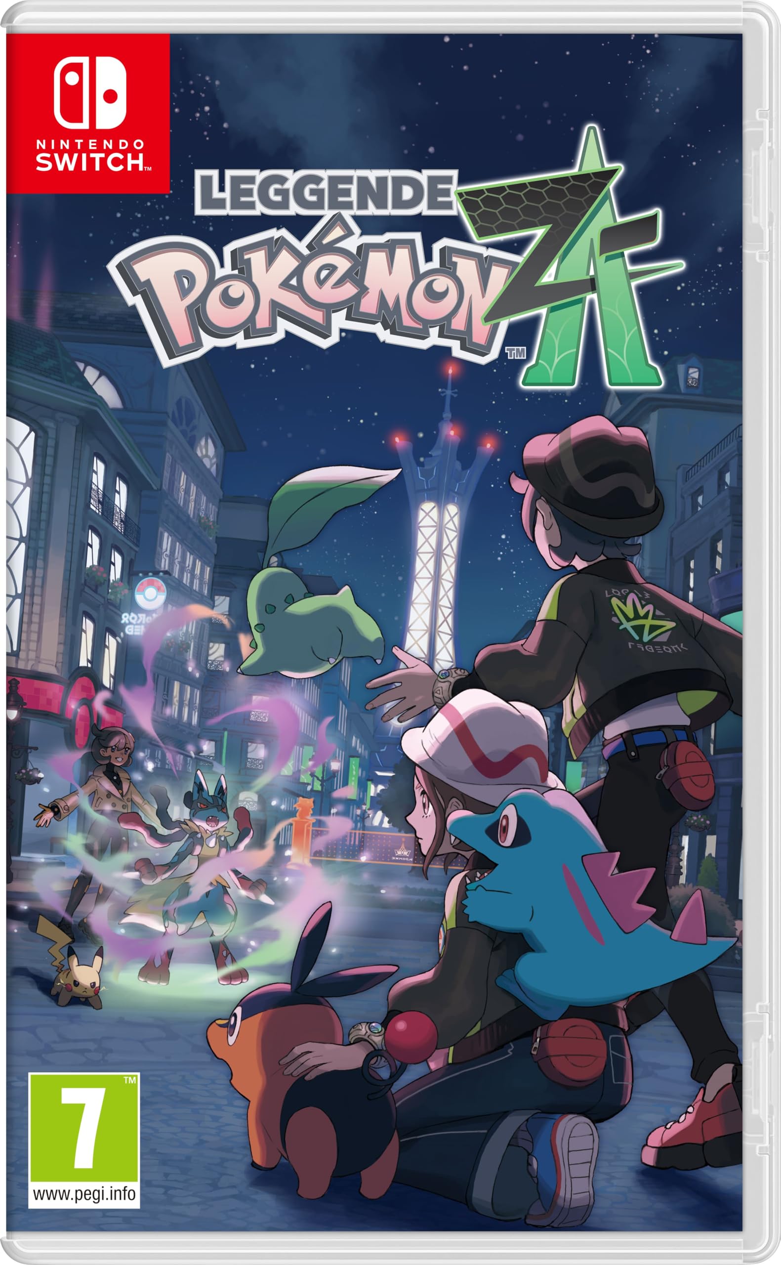Leggende Pokémon: Z-A, Videogioco Nintendo, Ed. Italiana, Versione su scheda