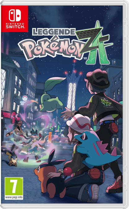 Leggende Pokémon: Z-A, Videogioco Nintendo, Ed. Italiana, Versione su scheda
