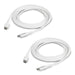Startech.Com - Usb Cable - Usb-C (M) To Usb-C (M) - Usb 2.0 - 3 A - 1 M - Usb Power Delivery (60W) - White (Pack Of 2)