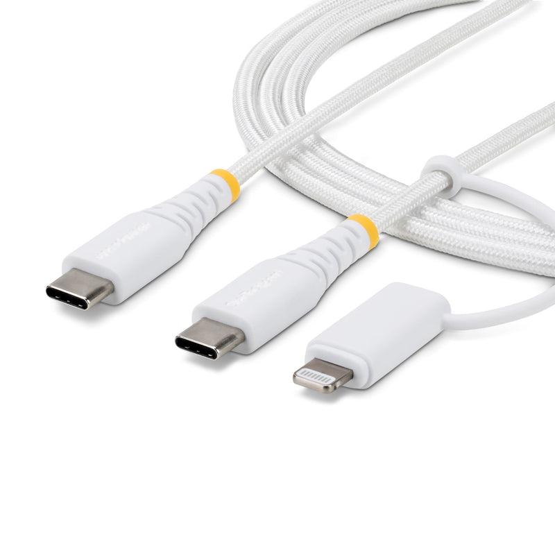 Startech.Com - Usb Cable - Usb-C (M) To Usb-C (M) - Usb 2.0 - 3 A - 2 M - 2-In-1, Usb Power Delivery (60W), Up To 480 Mb