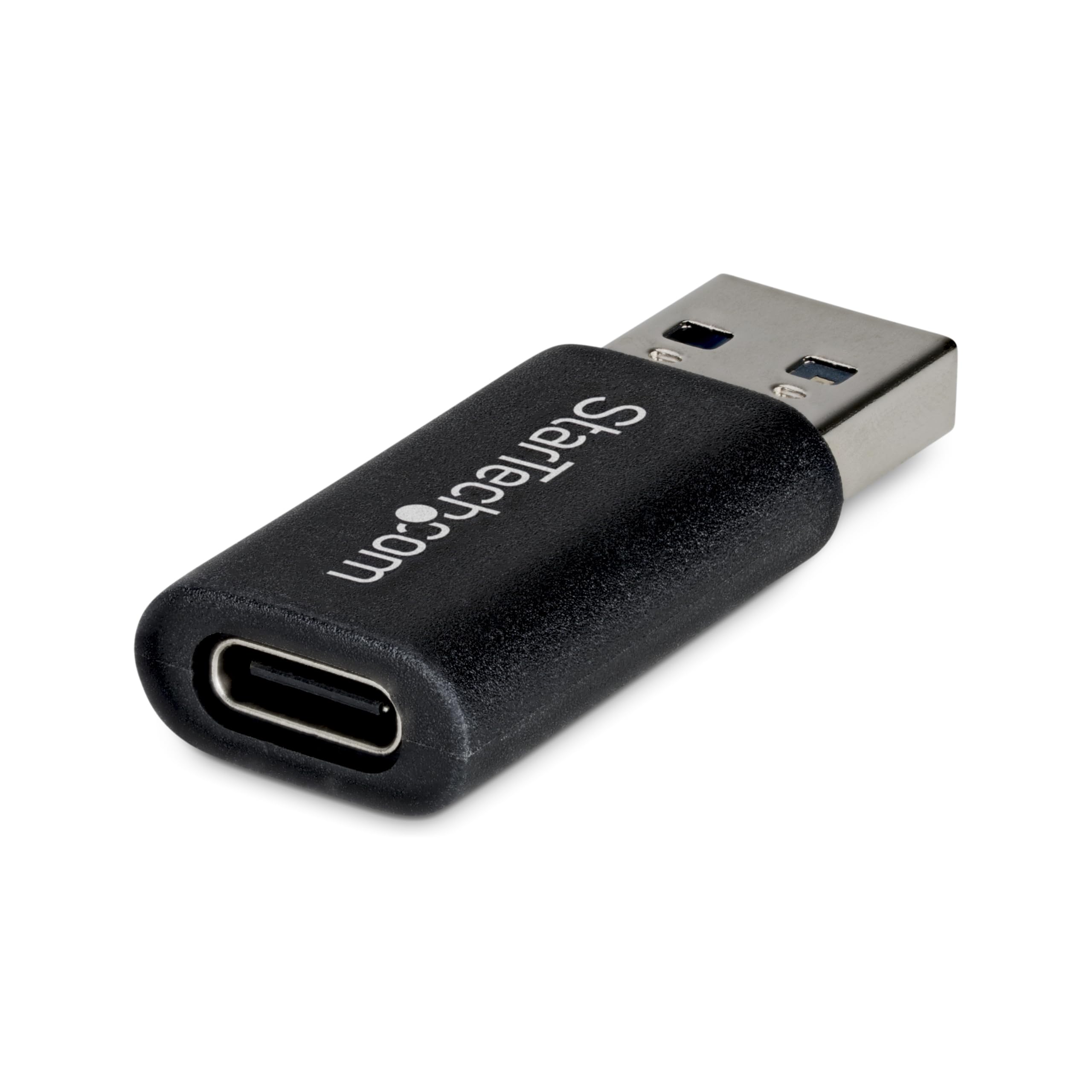 StarTech USB-A to USB-C Adapter, USB-A Male to USB-C Female Converter, USB 10Gbps, 5V 900mA