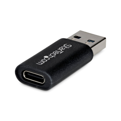 StarTech USB-A to USB-C Adapter, USB-A Male to USB-C Female Converter, USB 10Gbps, 5V 900mA