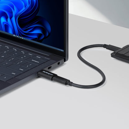 StarTech USB-A to USB-C Adapter, USB-A Male to USB-C Female Converter, USB 10Gbps, 5V 900mA