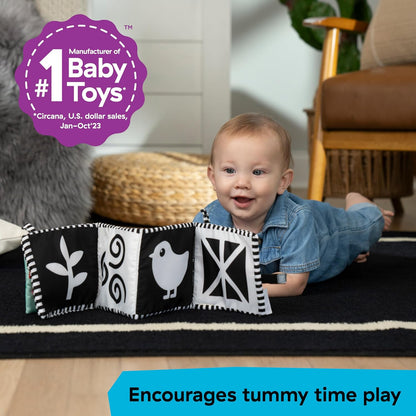 Baby Einstein Farm Explorers Counting at The Farm - Libro de Actividades Suave, multisensorial, para el Tiempo Boca Abajo, a Partir de 0 Meses