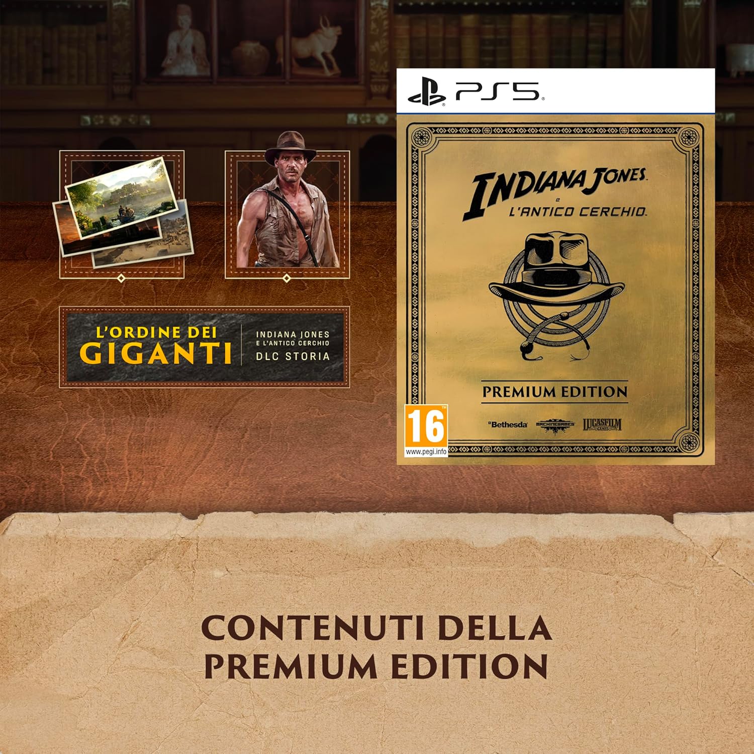 Indiana Jones e l'antico Cerchio: Premium Edition PS5