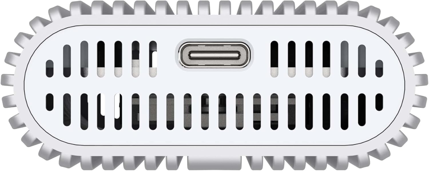 D-Link DSP-411 USB-C 4.0 M.2 NVMe SSD-behuizing, 40 Gbps SuperSpeed, ondersteunt tot 8 TB, MagLev ventilatorkoeling, behuizing van aluminiumlegering, gereedschapsvrije installatie, compatibel met