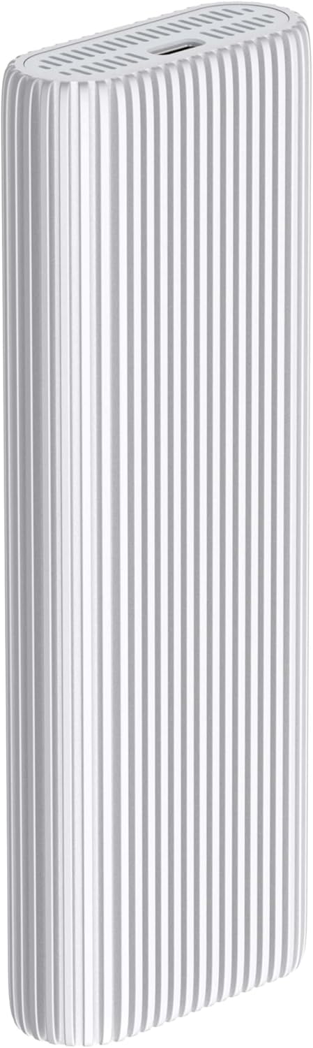 D-Link DSP-411 USB-C 4.0 M.2 NVMe SSD-behuizing, 40 Gbps SuperSpeed, ondersteunt tot 8 TB, MagLev ventilatorkoeling, behuizing van aluminiumlegering, gereedschapsvrije installatie, compatibel met
