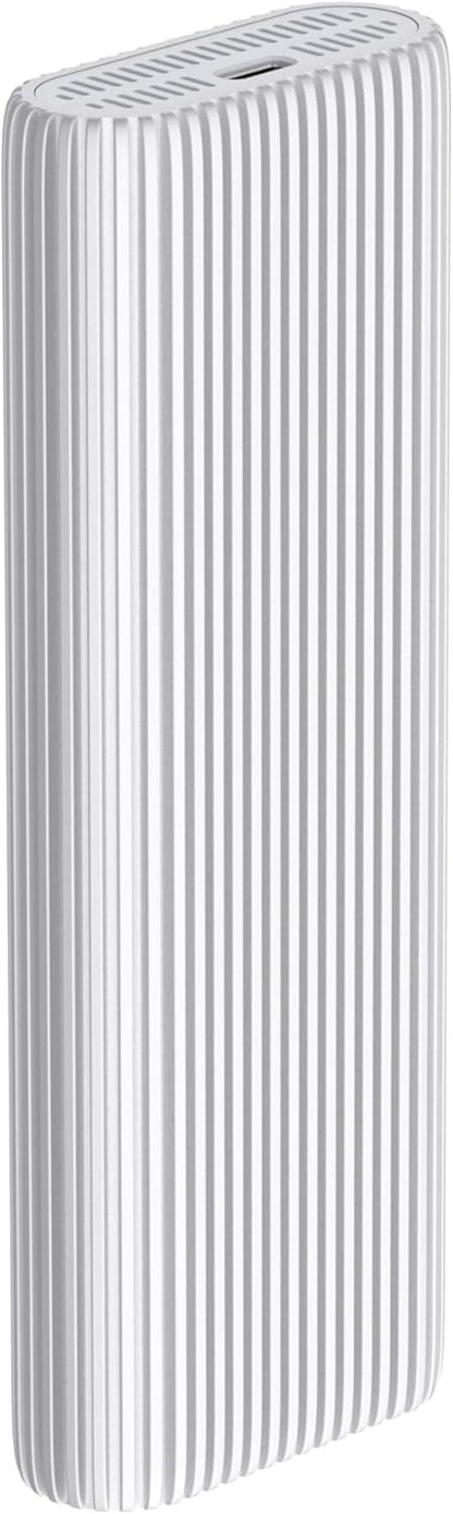 D-Link DSP-411 USB-C 4.0 M.2 NVMe SSD-behuizing, 40 Gbps SuperSpeed, ondersteunt tot 8 TB, MagLev ventilatorkoeling, behuizing van aluminiumlegering, gereedschapsvrije installatie, compatibel met