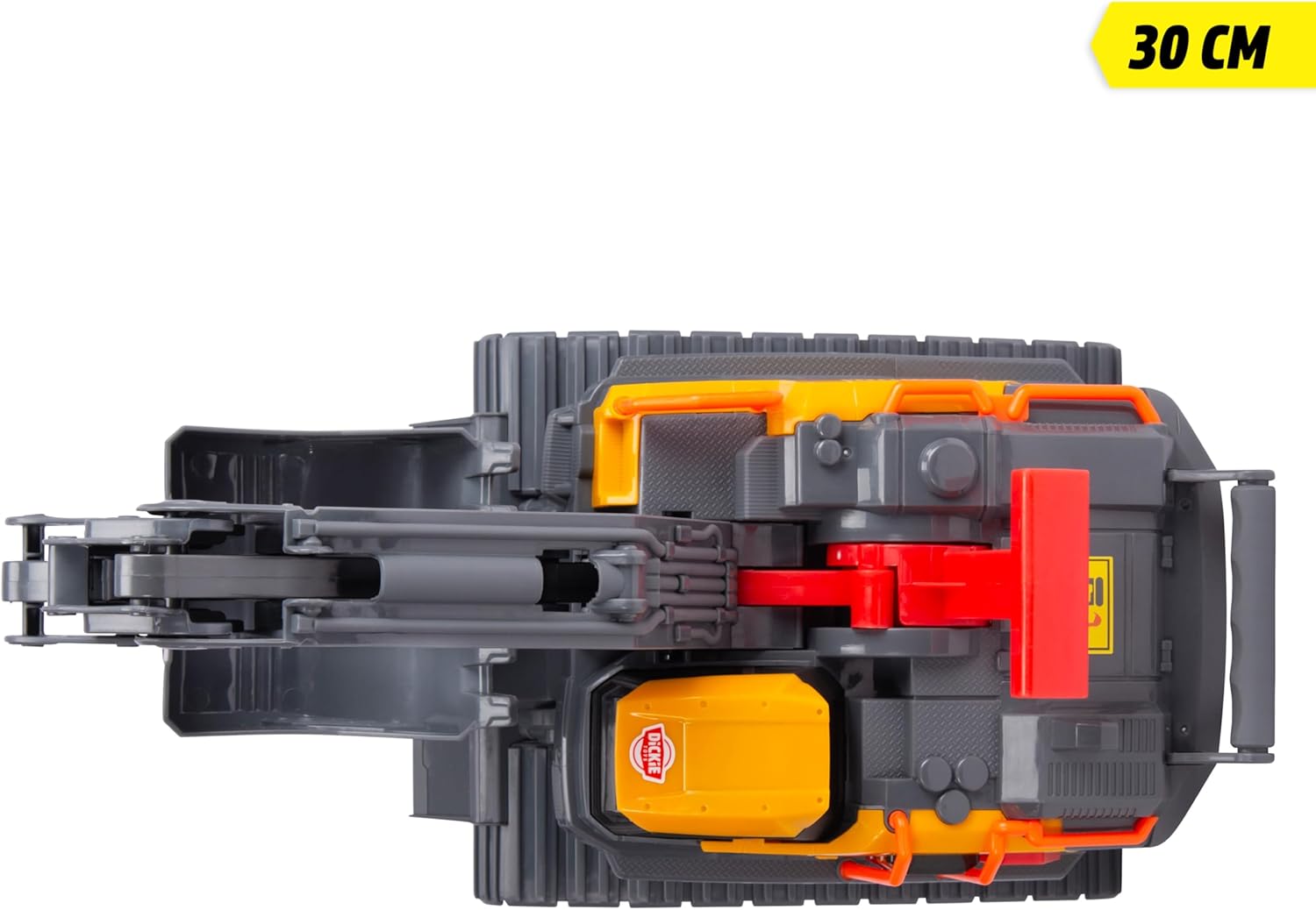 Dickie Toys - Volvo graafmachine Power Excavator (30 cm) - speelgoedgraafmachine voor kinderen vanaf 3 jaar met vrijloop, hendelbediening, licht en geluid, geschikt als zandspeelgoed, incl. batterijen