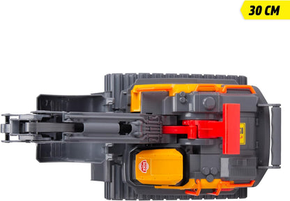 Dickie Toys - Volvo graafmachine Power Excavator (30 cm) - speelgoedgraafmachine voor kinderen vanaf 3 jaar met vrijloop, hendelbediening, licht en geluid, geschikt als zandspeelgoed, incl. batterijen