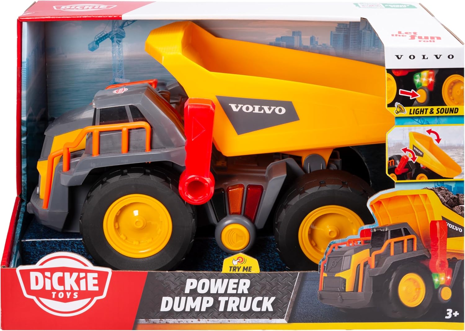 Dickie Toys - Volvo Power Dump Truck (203725013)