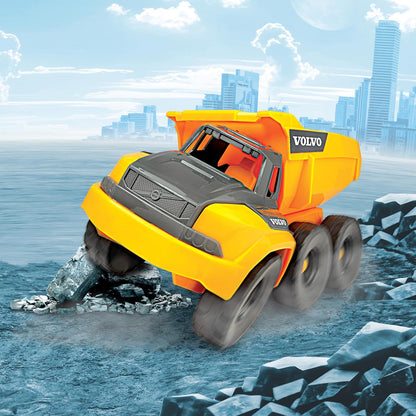 Dickie Toys - Volvo Tough Hauler kiepwagen (26 cm) – speelgoed-kiepwagen voor kinderen vanaf 3 jaar met vrijloop en beweegbare laadvlak, geschikt als zandspeelgoed