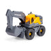 Dickie Toys - Volvo graafmachine Tough Excavator (26 cm) - speelgoedgraafmachine voor kinderen vanaf 3 jaar met vrijloop, beweegbare arm en schep, geschikt als zandspeelgoed