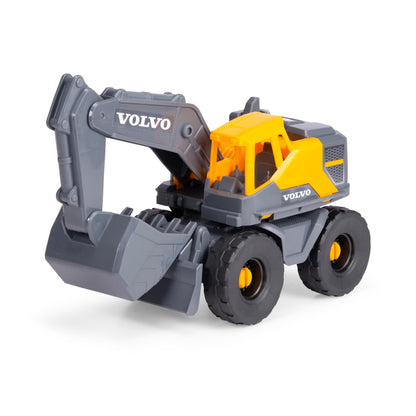 Dickie Toys - Volvo graafmachine Tough Excavator (26 cm) - speelgoedgraafmachine voor kinderen vanaf 3 jaar met vrijloop, beweegbare arm en schep, geschikt als zandspeelgoed