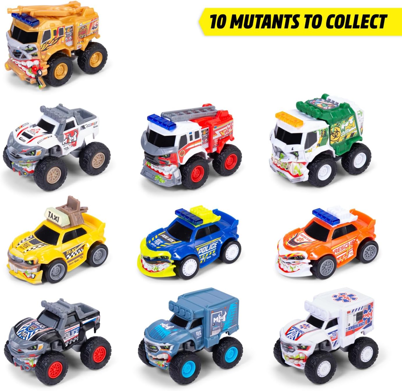 Dickie Toys Motori Mutants - Surprise - 1 Collector Car to Assemble (8.5cm) with 20g Slime and Collection Sheet - 1 Rare Car Possible - Multi Coloured