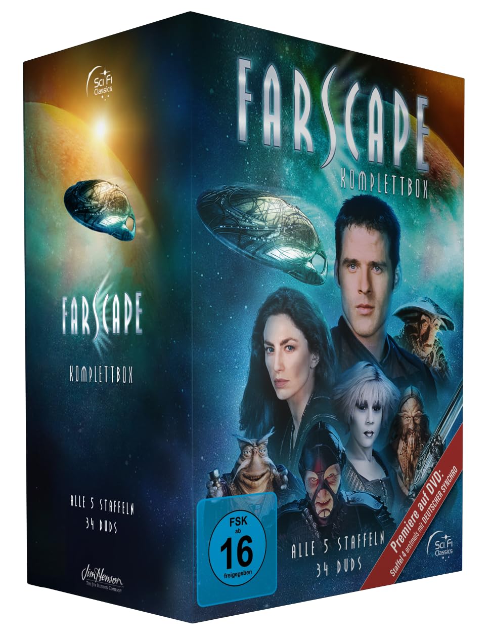 Farscape - Verschollen im All: Komplettbox (Alle 5 Staffeln mit deutscher Synchro