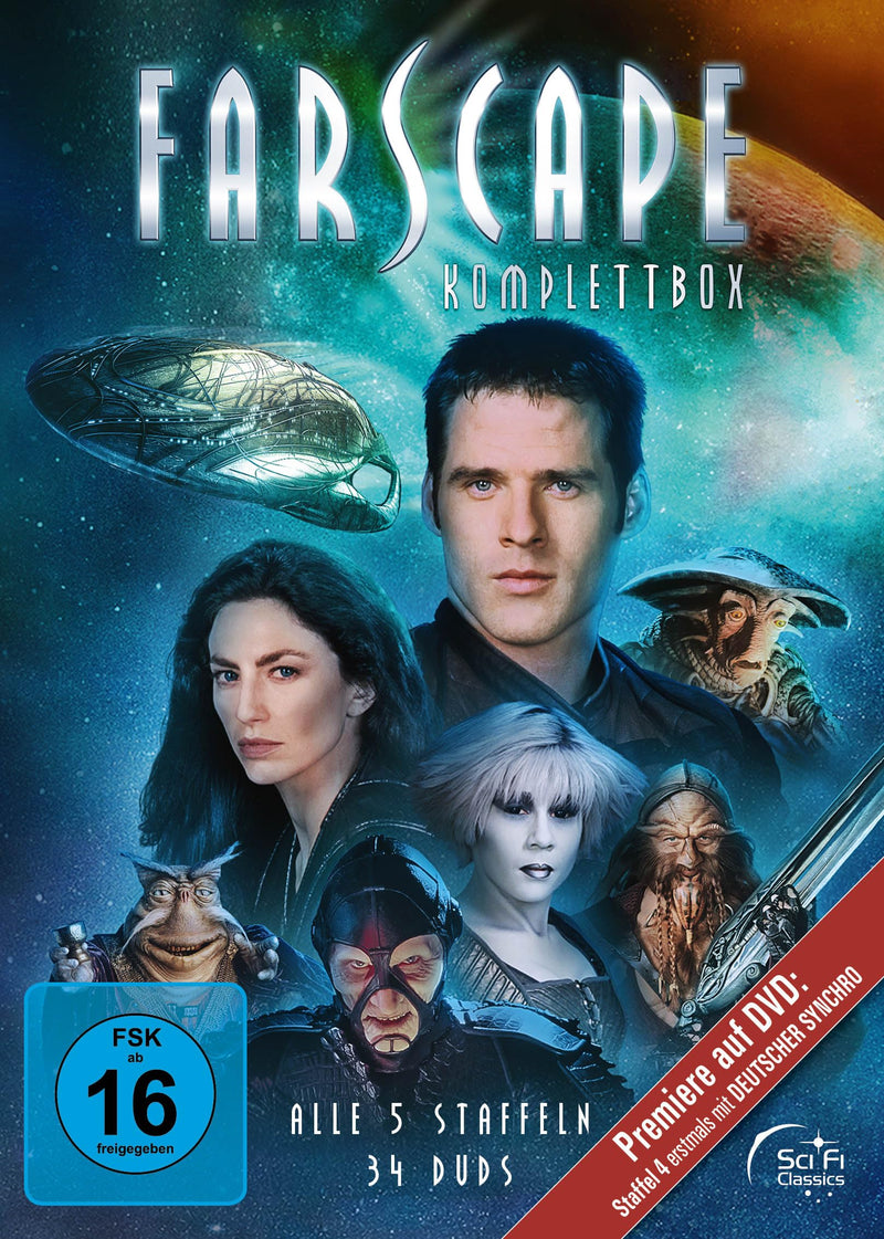 Farscape - Verschollen im All: Komplettbox (Alle 5 Staffeln mit deutscher Synchro