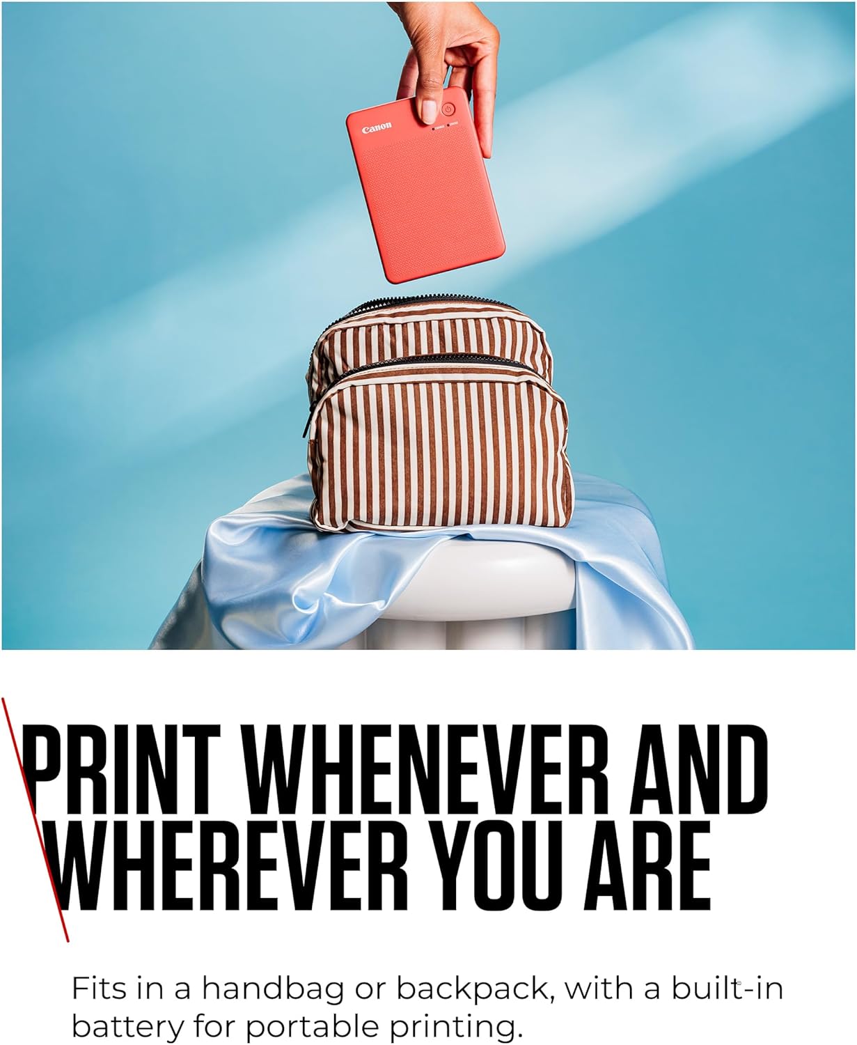 Canon Selphy Qx20 - Printer - Colour - Dye Sublimation - 72 X 85 Mm Up To 0.66 Min/Page (Colour) - Capacity: 10 Sheets -