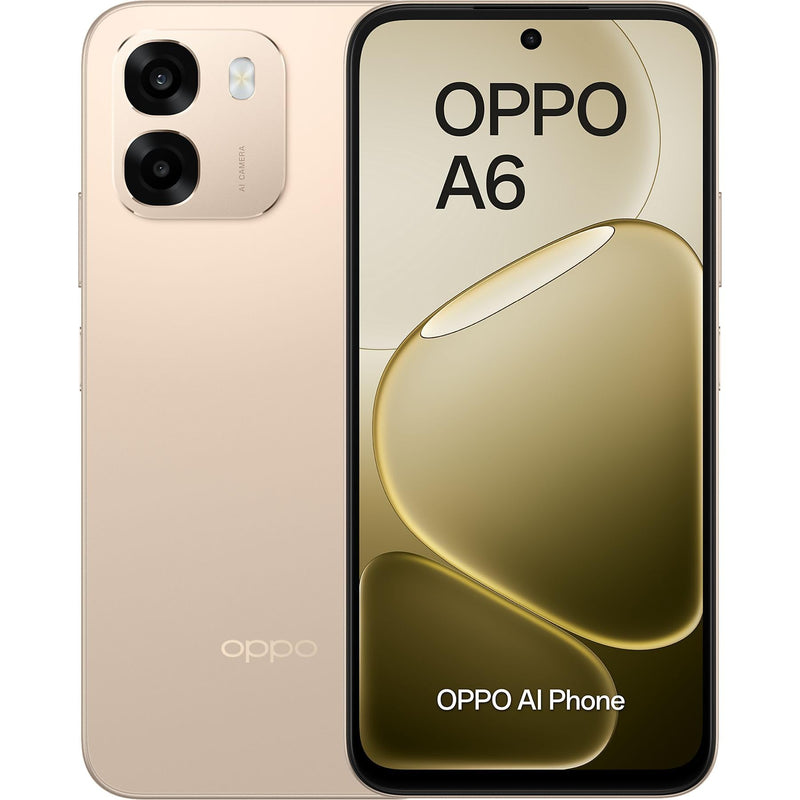 OPPO A6 Dual-SIM 256GB ROM + 6GB RAM (GSM Only | Non CDMA) Factory Free 4G/LTE Smartphone (Aurora Gold) - International Version