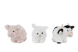 Boerderijdieren pluche bol knuffel 12cm - Take Me Home speelgoed