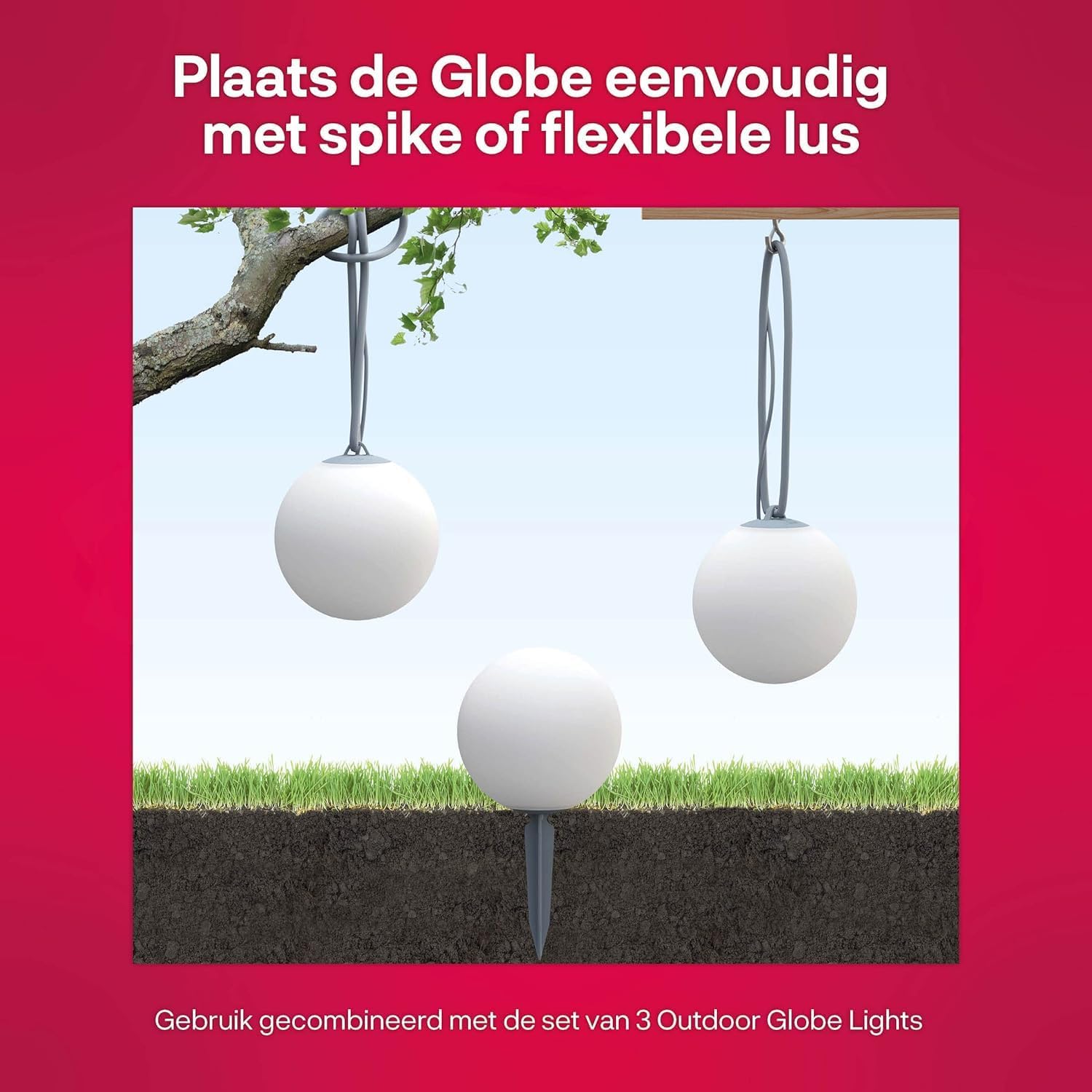 Innr - Smart Outdoor Globe Light - Single Globe - Zigbee